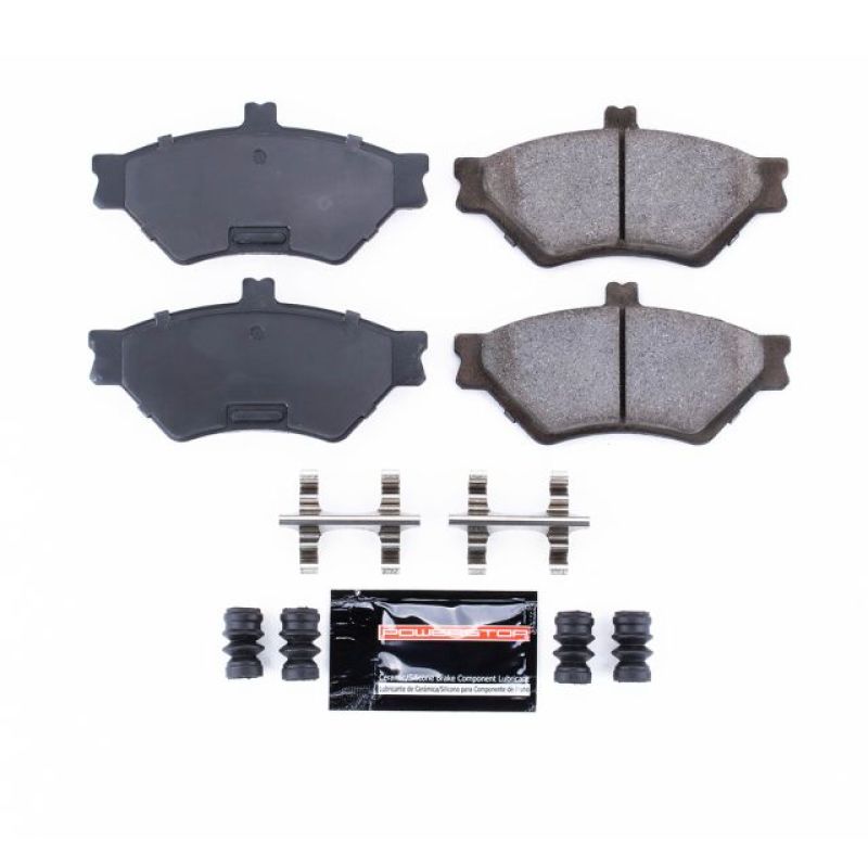 PSB Z23 Evolution Brake Pads - Power Stop 95-97 Ford Crown Victoria Front Z23 Evolution Sport Brake Pads w/Hardware
