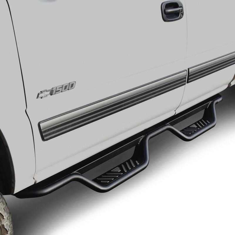 WES Nerf Bars - Outlaw - Westin 99-13 Chevrolet Silverado 1500 (Ext. Cab) Outlaw Drop Nerf Step Bars - Textured Black