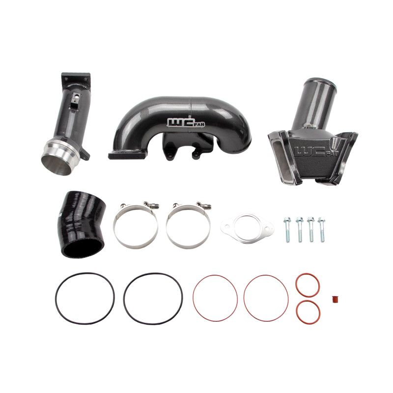 WCF Y-Bridge Kit - Wehrli 06-07 Chevrolet Duramax LBZ 3in. Y-Bridge Kit - Candy Red