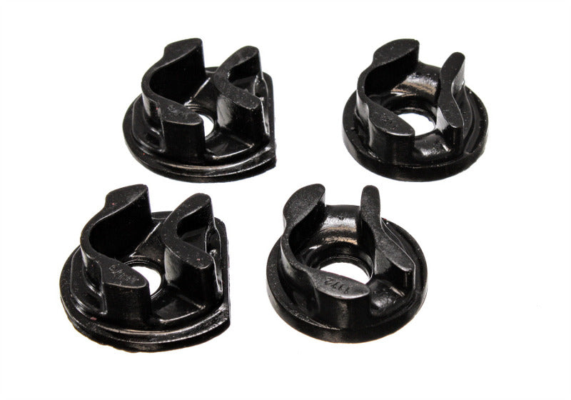 ES Motor Mounts - Black - Energy Suspension 01-05 Honda Civic/CRX Black Motor Mount Inserts (Manual Transmission) (2 Torque Mo