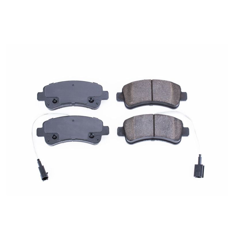 PSB Z16 Evolution Brake Pads - Power Stop 2014 Ram ProMaster 1500 Rear Z16 Evolution Ceramic Brake Pads