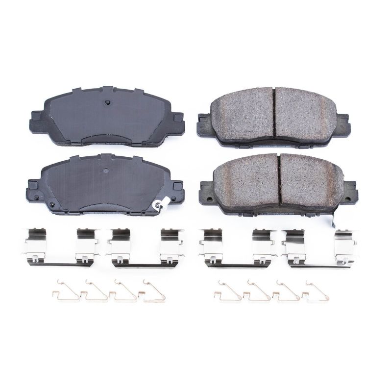 PSB Z17 Evolution Brake Pads - Power Stop 16-17 Honda Accord Front Z17 Evolution Ceramic Brake Pads w/Hardware