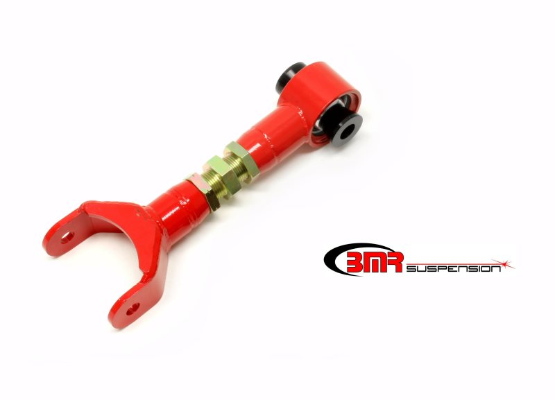 BMR Control Arms - BMR 11-14 S197 Mustang Upper Control Arm On-Car Adj. w/ Spherical Bearings - Red