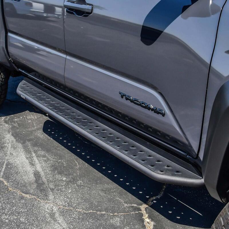 WES Running Boards - Outlaw - Westin 2024 Toyota Tacoma Double Cab Outlaw Running Boards - Textured Black