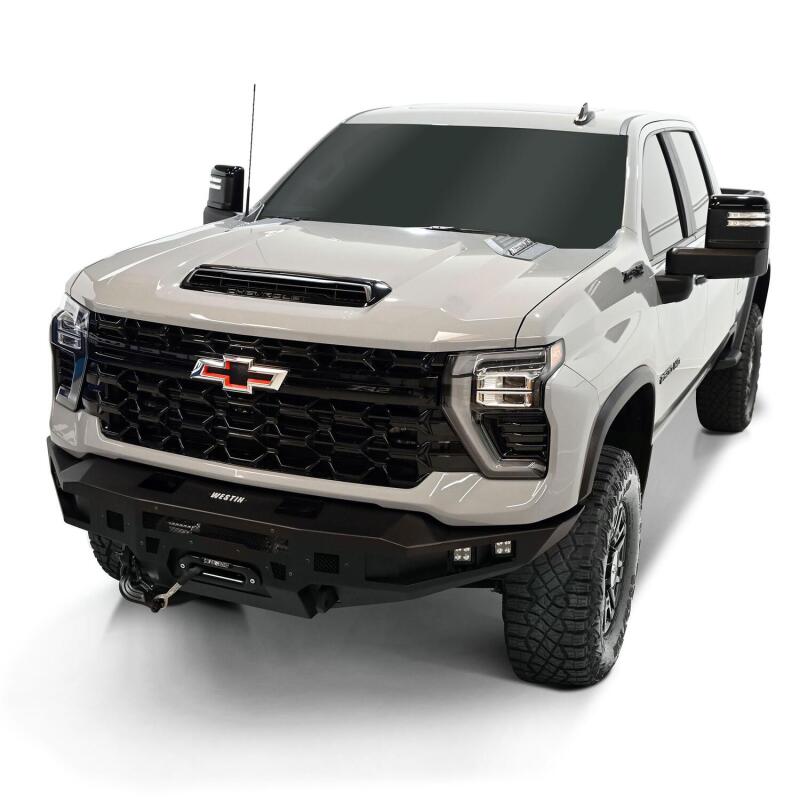 WES Pro-Series Bumpers - Westin 2024+ Chevrolet Silverado 2500/3500 Pro-Series Front Bumper - Textured Black