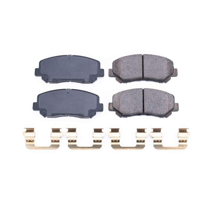 PSB Z17 Evolution Brake Pads - Power Stop 13-19 Mazda CX-5 Front Z17 Evolution Ceramic Brake Pads w/Hardware