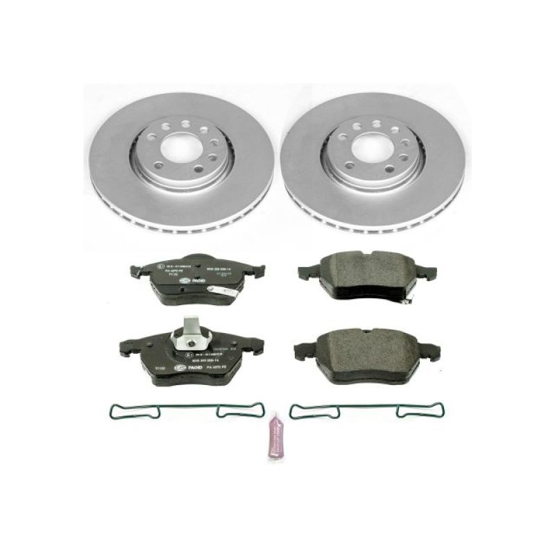 PSB Euro-Stop Kit - Power Stop 99-02 Saab 9-3 Front Euro-Stop Brake Kit