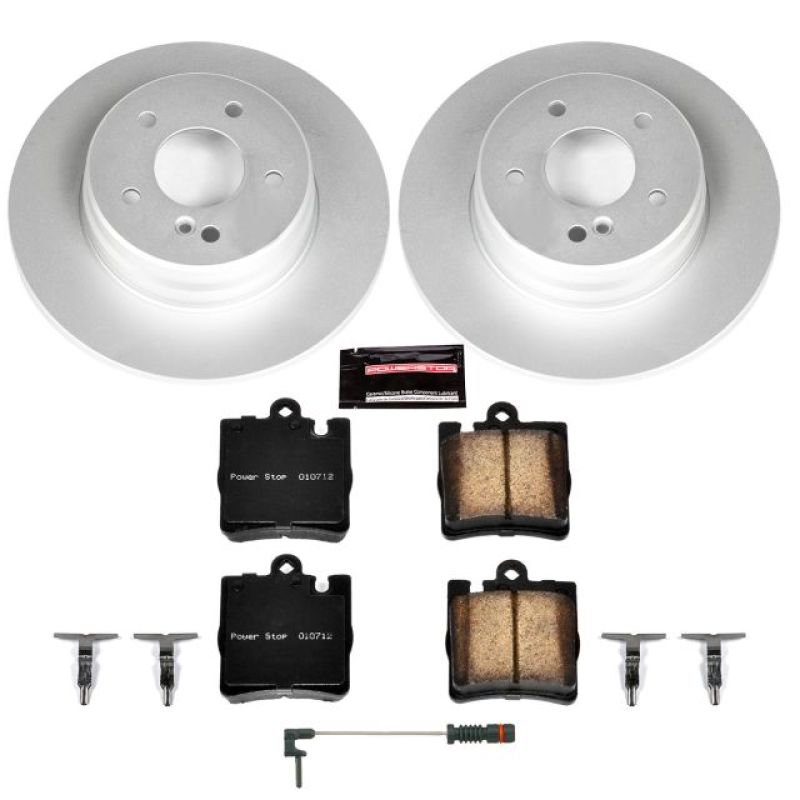 PSB Z23 Evolution Coated Kit - Power Stop 00-03 Mercedes-Benz CLK430 Rear Z23 Evolution Sport Coated Brake Kit