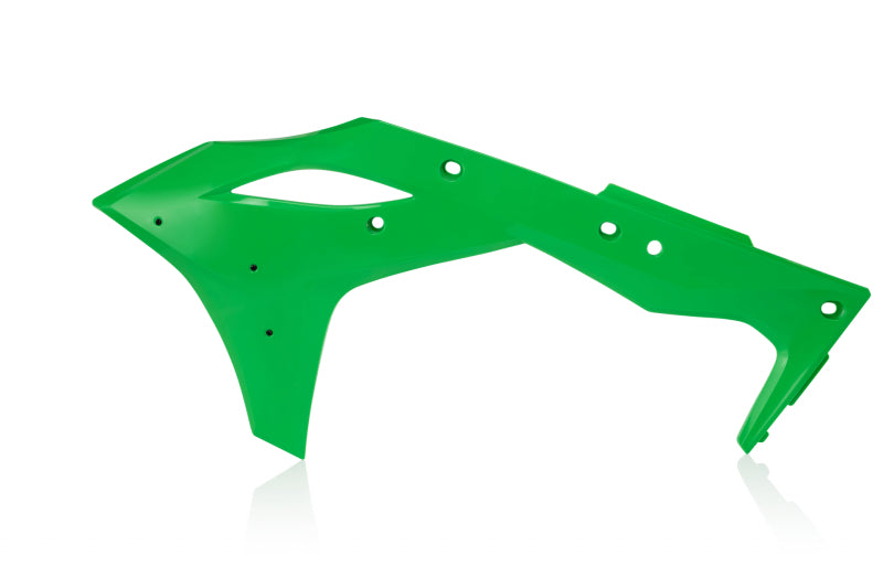 CYC Radiator Shroud - Cycra 17-20 Kawasaki KX250F Powerflow Radiator Shrouds - OEM Green