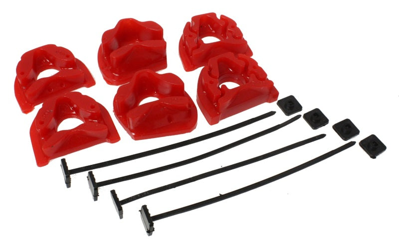 ES Motor Mounts - Red - Energy Suspension 94-01 Acura Integra / 99-00 Honda Civic Si (Manual Transmission) Red Motor Mount I