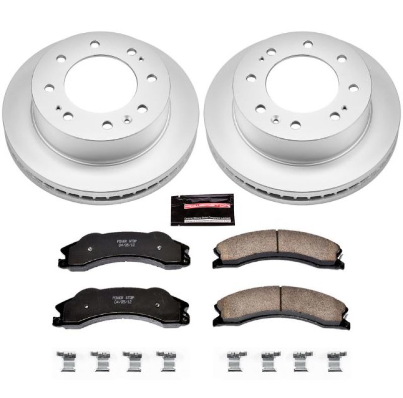 PSB Evolution Coated Rotor - Power Stop 2011 GMC Sierra 3500 HD Front Z17 Coated Brake Kit