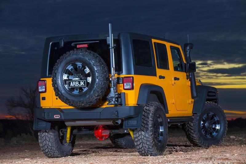ARB Rear Bars w/o Carriers - ARB Rear Bar Textured Blk Jk Jeep