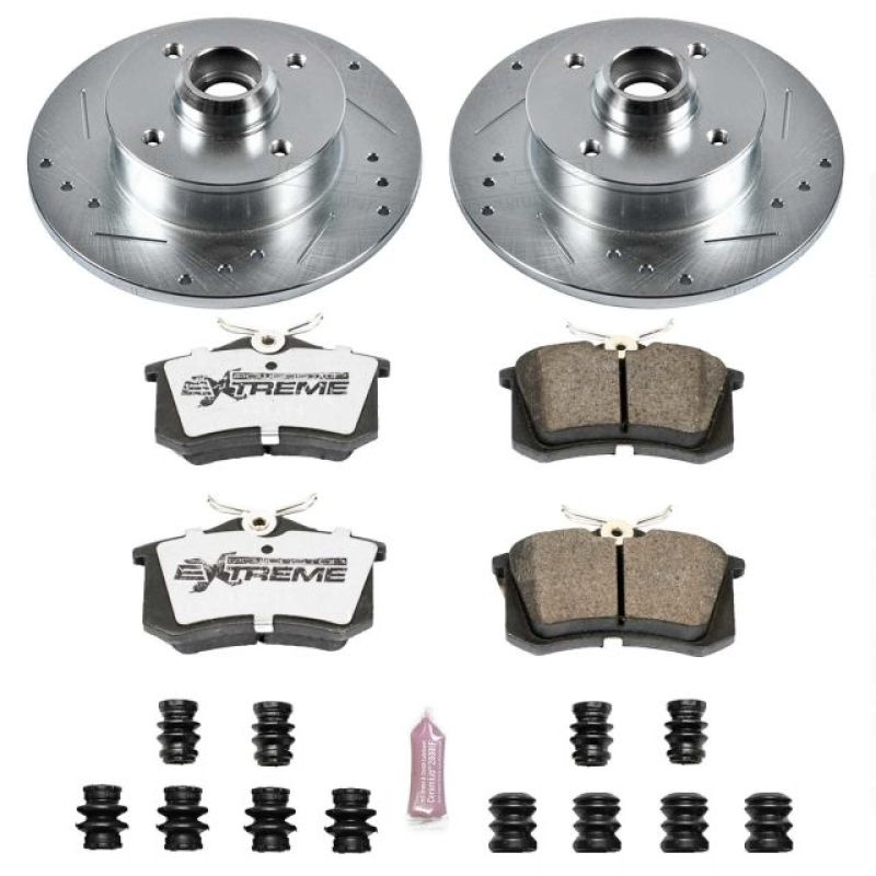PSB Z26 Street Warrior Kit - Power Stop 90-92 Volkswagen Corrado Rear Z26 Street Warrior Brake Kit