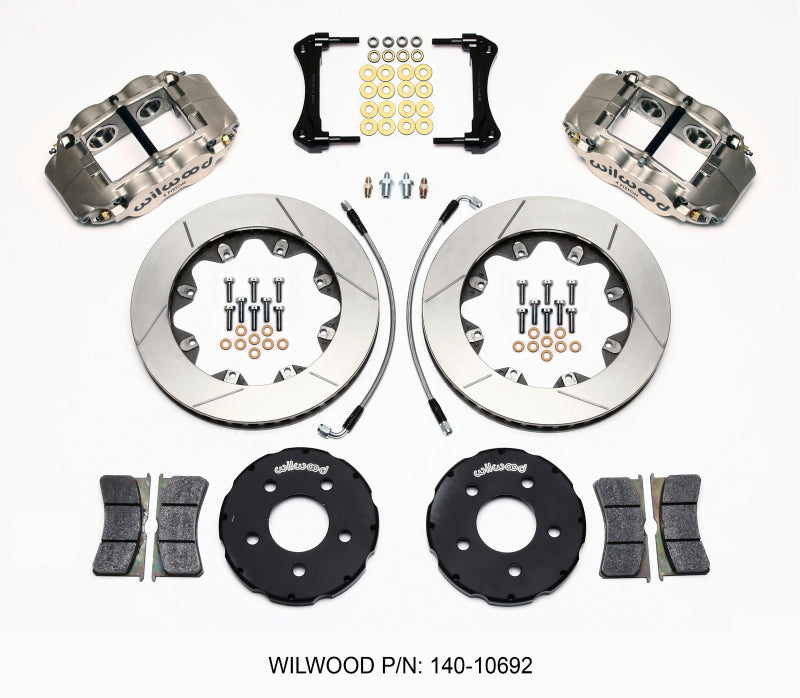 WIL Superlite Brake Kit - Wilwood Forged Superlite 4R ST BB Front Kit Road Race 94-04 Mustang