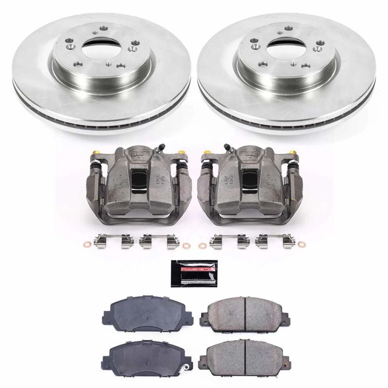 PSB Autospecialty Kit w/Cals - Power Stop 2013 Honda Accord Front Autospecialty Brake Kit w/Calipers