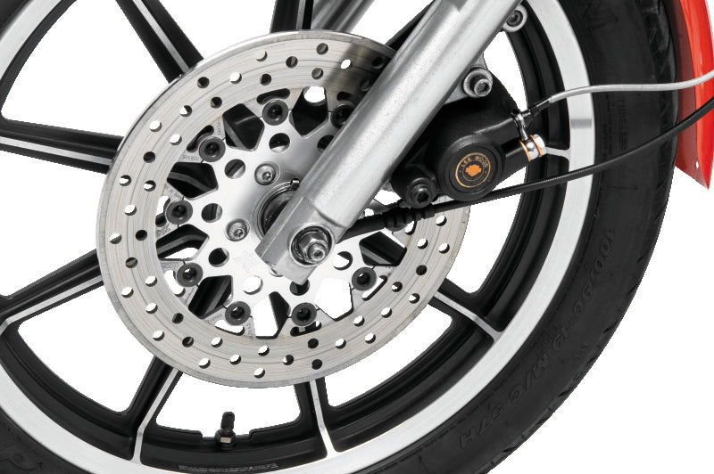 TWP Brake Rotors - Twin Power 84-17 Big Twin Exc 11.8 and Lug Mount 84-13 XL Front 11.5 Floating Rotor Mesh Silver