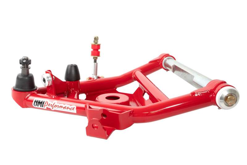 UMI Lower Control Arms - UMI Performance 73-87 GM C10 Street Performance A-Arm Kit - Red