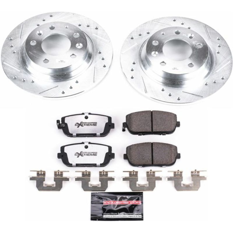 PSB Z26 Street Warrior Kit - Power Stop 06-15 Mazda MX-5 Miata Rear Z26 Street Warrior Brake Kit