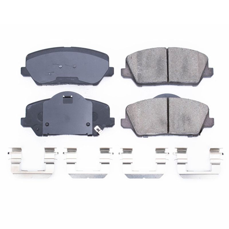 PSB Z17 Evolution Brake Pads - Power Stop 2014 Kia Forte Front Z17 Evolution Ceramic Brake Pads w/Hardware