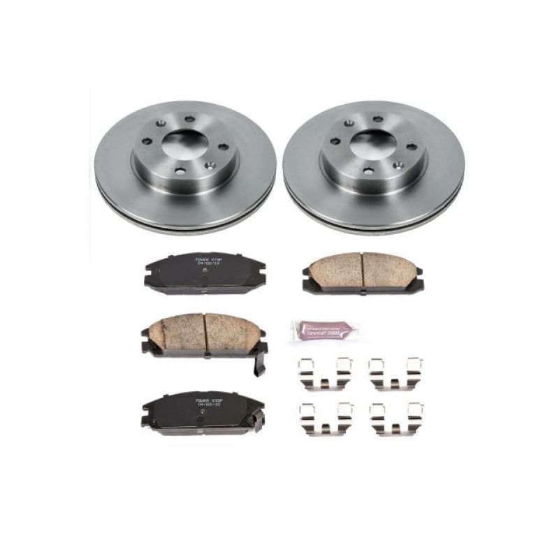 PSB Autospecialty Kit - Power Stop 86-89 Acura Integra Front Autospecialty Brake Kit