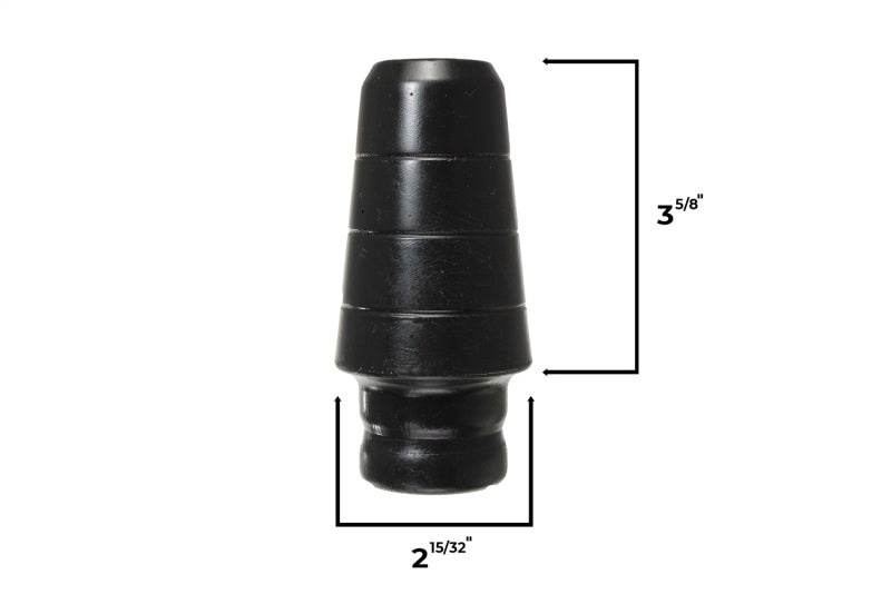 ES Bump Stops - Black - Energy Suspension 97-06 Jeep Wrangler TJ with 1 3/4 in lift Black Front Bump Stop Set (Set of 2)