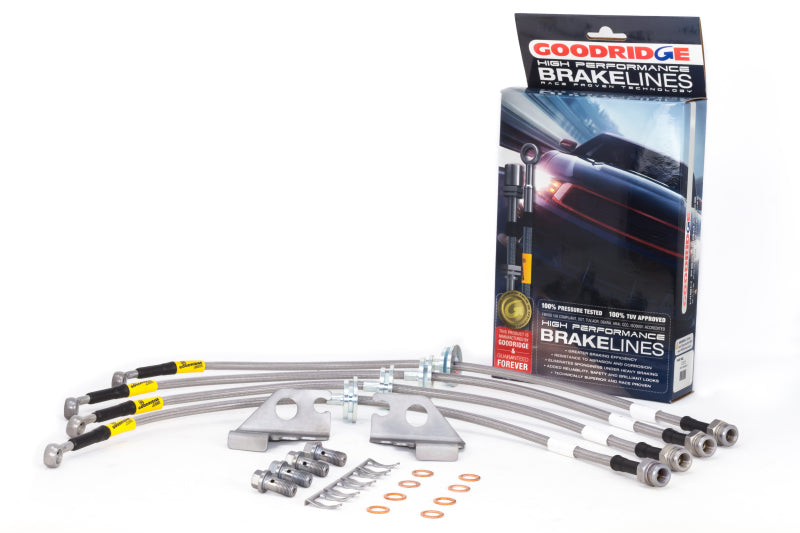 GR G-Stop Brake Line Kits - Goodridge 15-17 Chevrolet SS Stainless Steel Brake Line Kit