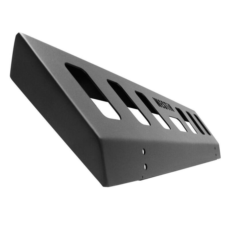 WES Skid Plates - Westin 18-19 Jeep Wrangler JL Front Bumper Skid Plate - Textured Black