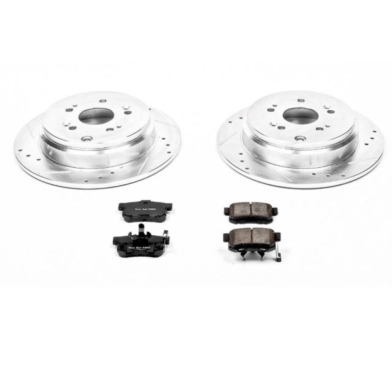 PSB Z23 Evolution Kit - Power Stop 10-18 Acura RDX Rear Z23 Evolution Sport Brake Kit