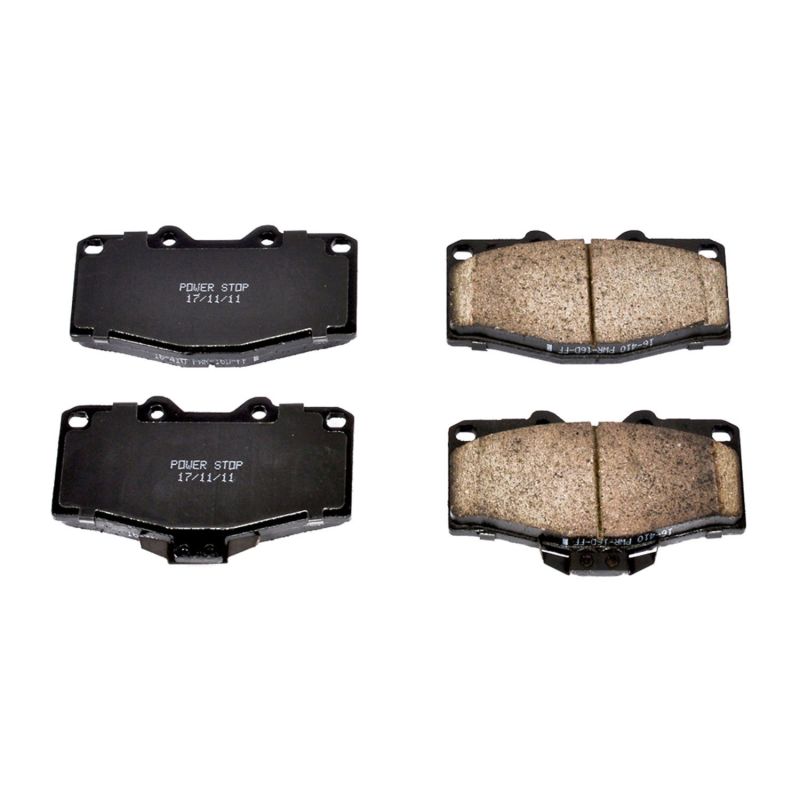 PSB Z16 Evolution Brake Pads - Power Stop 88-91 Toyota 4Runner Front Z16 Evolution Ceramic Brake Pads