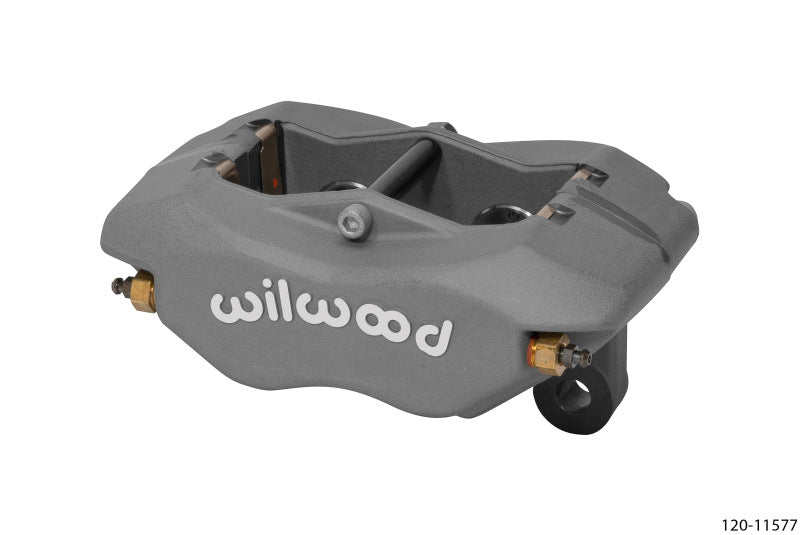WIL Dynalite Caliper - Wilwood Caliper-Forged Narrow Dynalite 3.50in Mount 1.12in Pistons .38in Disc