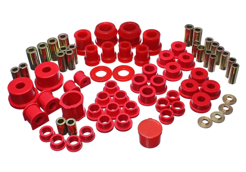 ES Hyper-Flex Sets - Red - Energy Suspension 06-14 Mazda Miata Red Master Bushing Set