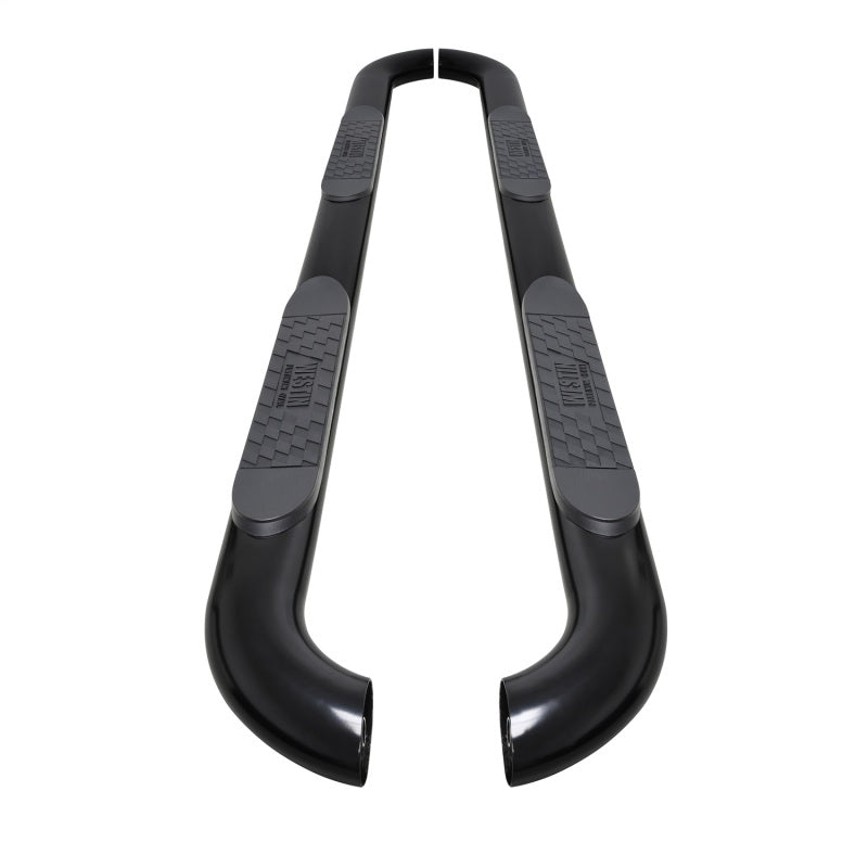 WES Nerf Bars - Platinum 4 - Westin 2020 Jeep Gladiator Platinum 4 Oval Nerf Step Bars - Black