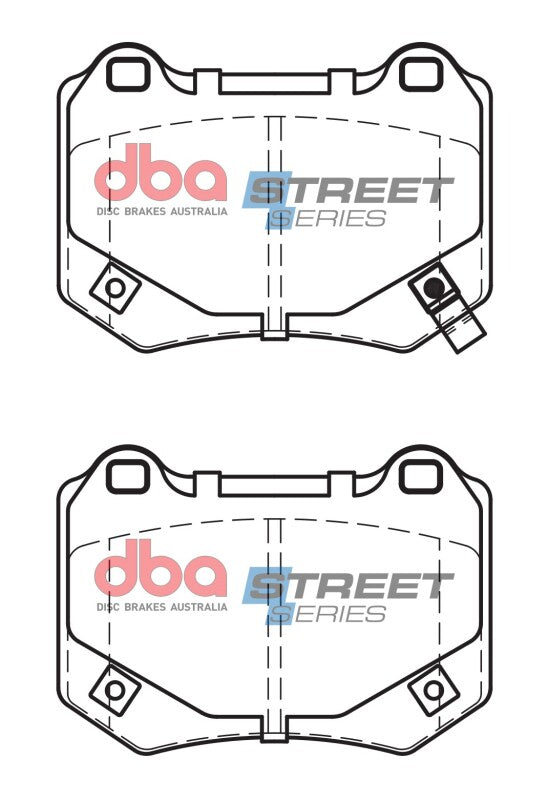 DBA Street Series Brake Pads - DBA 18-21 Subaru WRX STI Rear Street Series Brake Pads