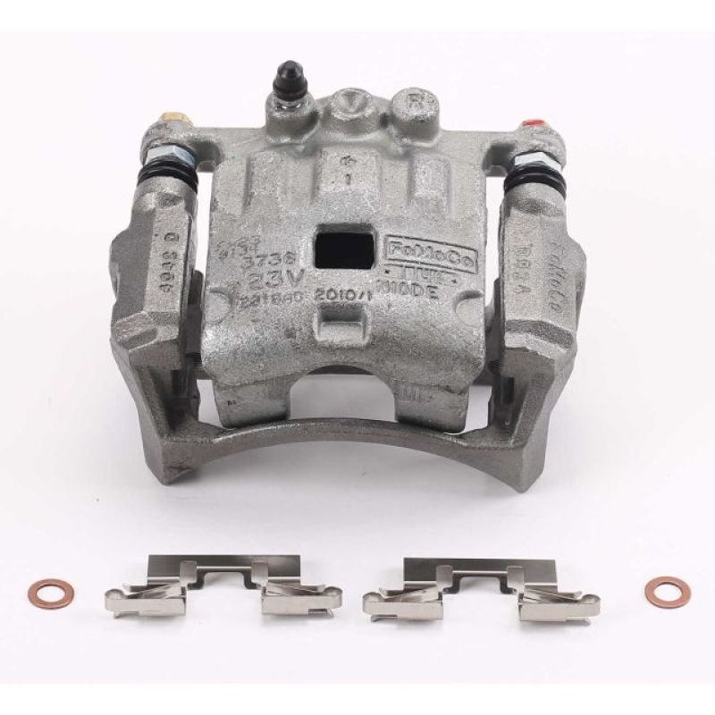 PSB Autospecialty Caliper - Power Stop 11-17 Ford Fiesta Front Right Autospecialty Caliper w/Bracket