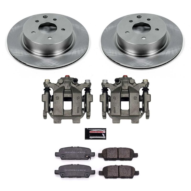PSB Autospecialty Kit w/Cals - Power Stop 2018 Nissan Maxima Rear Autospecialty Brake Kit w/Calipers