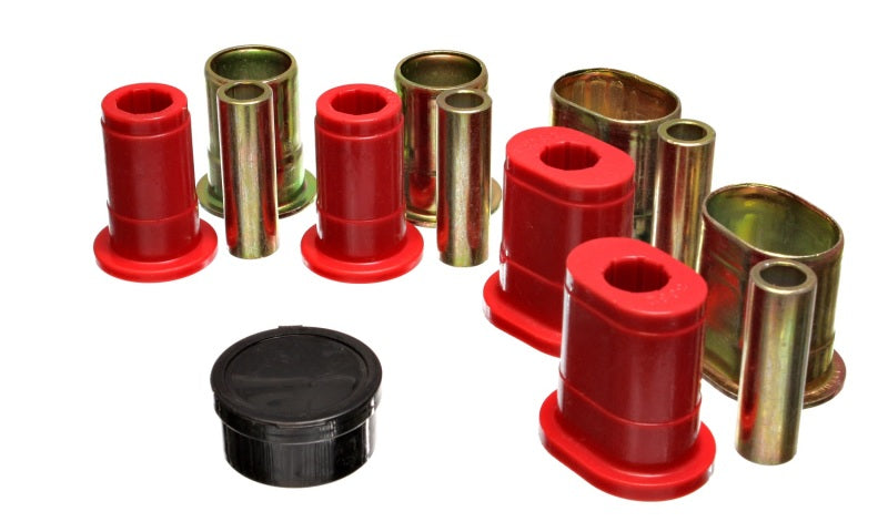 ES Cntrl Arm Bushings - Red - Energy Suspension Universal Black Control Arm Bushing Set - LOWERS ONLY