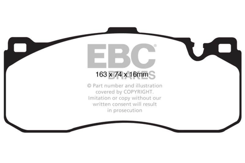 EBC Greenstuff Brake Pad Sets - EBC 08-10 BMW 135 3.0 Twin Turbo Greenstuff Front Brake Pads