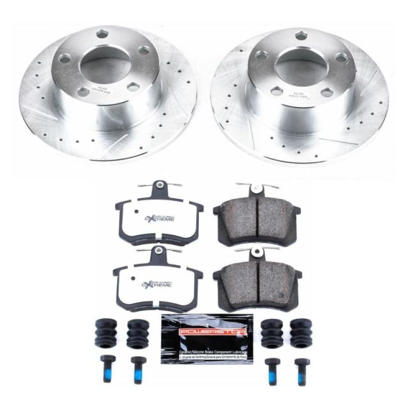 PSB Z26 Street Warrior Kit - Power Stop 95-97 Audi A6 Rear Z26 Street Warrior Brake Kit