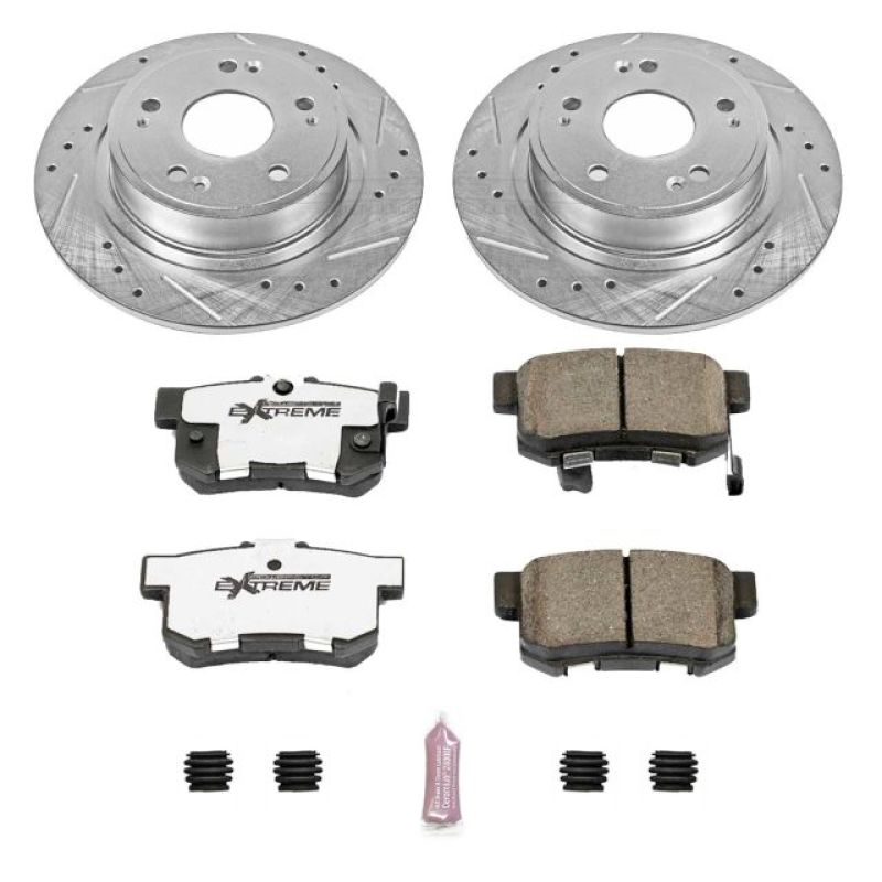 PSB Z26 Street Warrior Kit - Power Stop 16-18 Acura ILX Rear Z26 Street Warrior Brake Kit