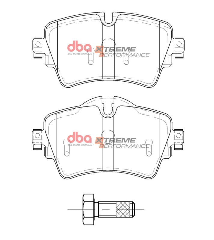 DBA XP Performance Brake Pads - DBA 14-22 Mini Cooper S (5 Lug) Front XP Performance Brake Pads
