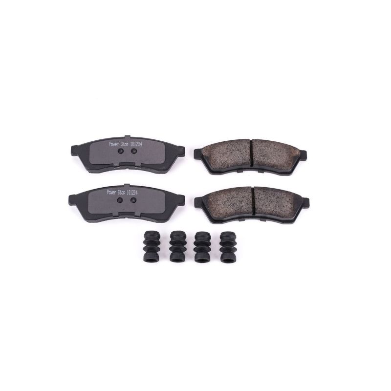 PSB Z17 Evolution Brake Pads - Power Stop 04-06 Chevrolet Epica Rear Z17 Evo Ceramic Brake Pad w/Hardware
