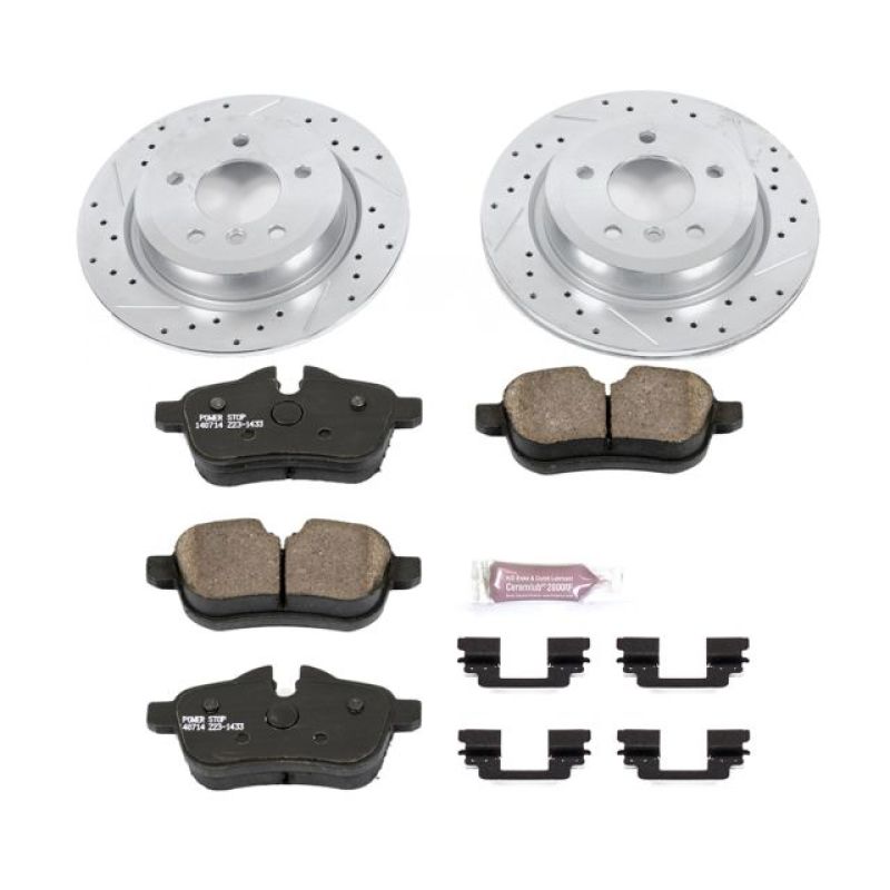 PSB Z23 Evolution Kit - Power Stop 11-16 BMW Z4 Rear Z23 Evolution Sport Brake Kit