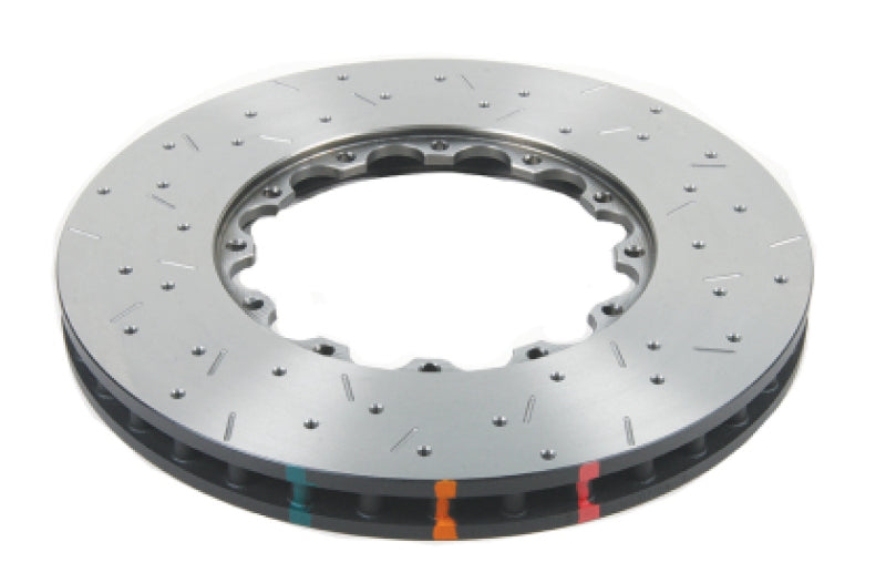 DBA 5000 Slot&Drill Rings - DBA 15-22 Lexus RC350 F Sport Front 5000 Series Drilled & Slotted Ring