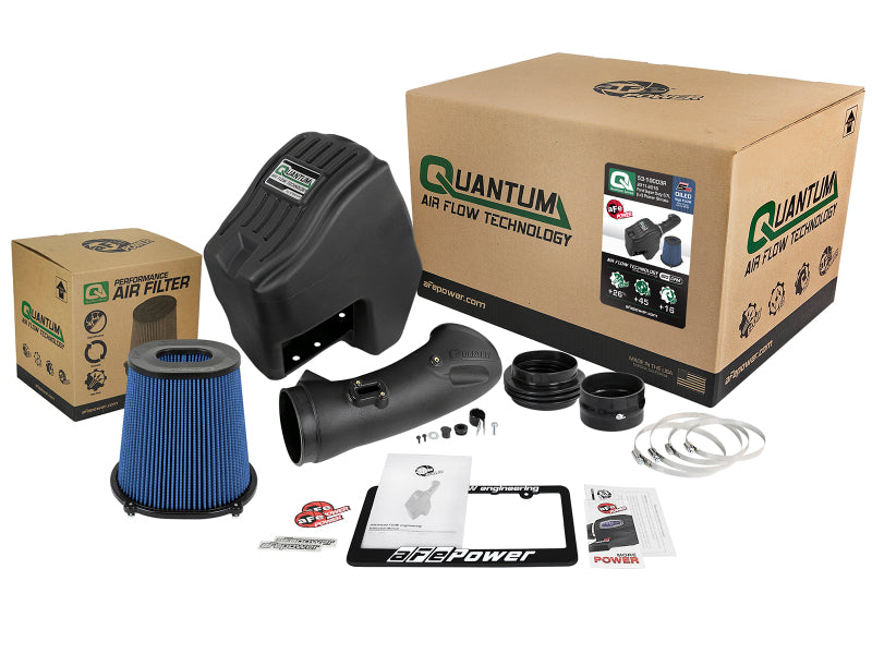 AFE Quantum Intakes - aFe Quantum Pro 5R Cold Air Intake System 11-16 Ford Powerstroke V8-6.7L - Oiled
