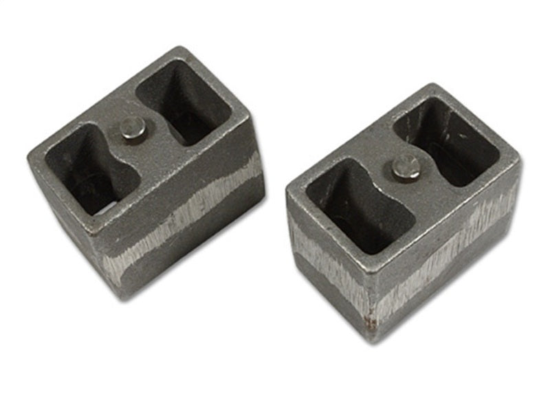 TUF Lift Blocks - Tuff Country 4in Cast Iron Lift Blocks (3in Wide/ Tapered) Pair