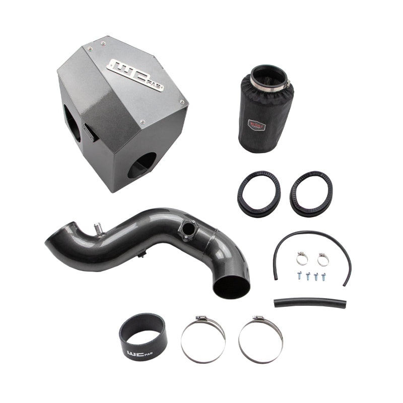 WCF Intake Kit - Wehrli 13-18 Chevrolet 6.7L Cummins 4in Intake Kit - Candy Red