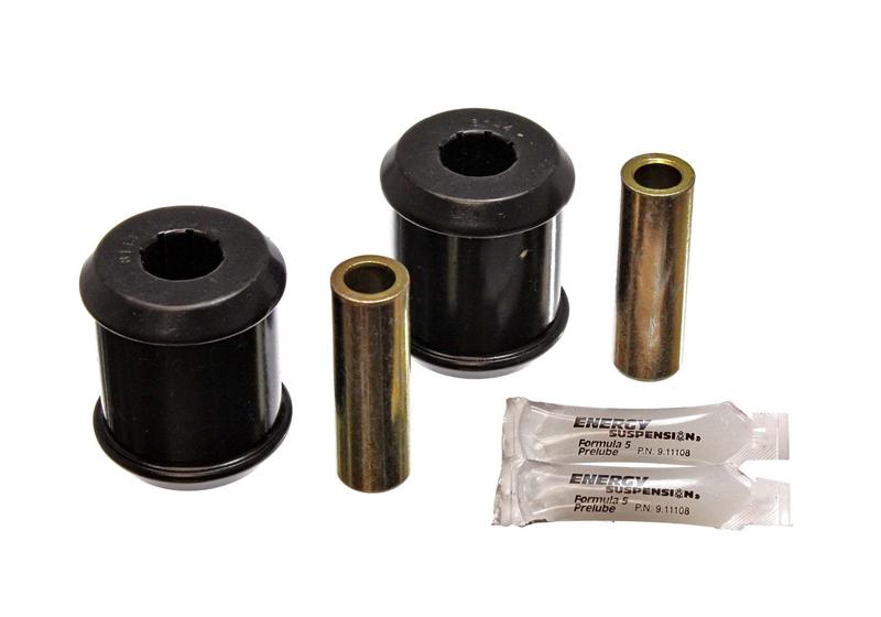 ES Cntrl Arm Bushings - Black - Energy Suspension 03-05 Mitsubishi Lancer EVO 8 Black Rear Trailing Arm Bushing Set