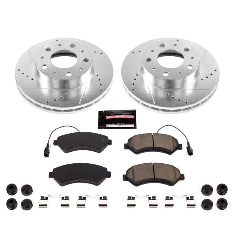PSB Z23 Evolution Kit - Power Stop 14-19 Ram ProMaster 1500 Front Z23 Evolution Sport Brake Kit