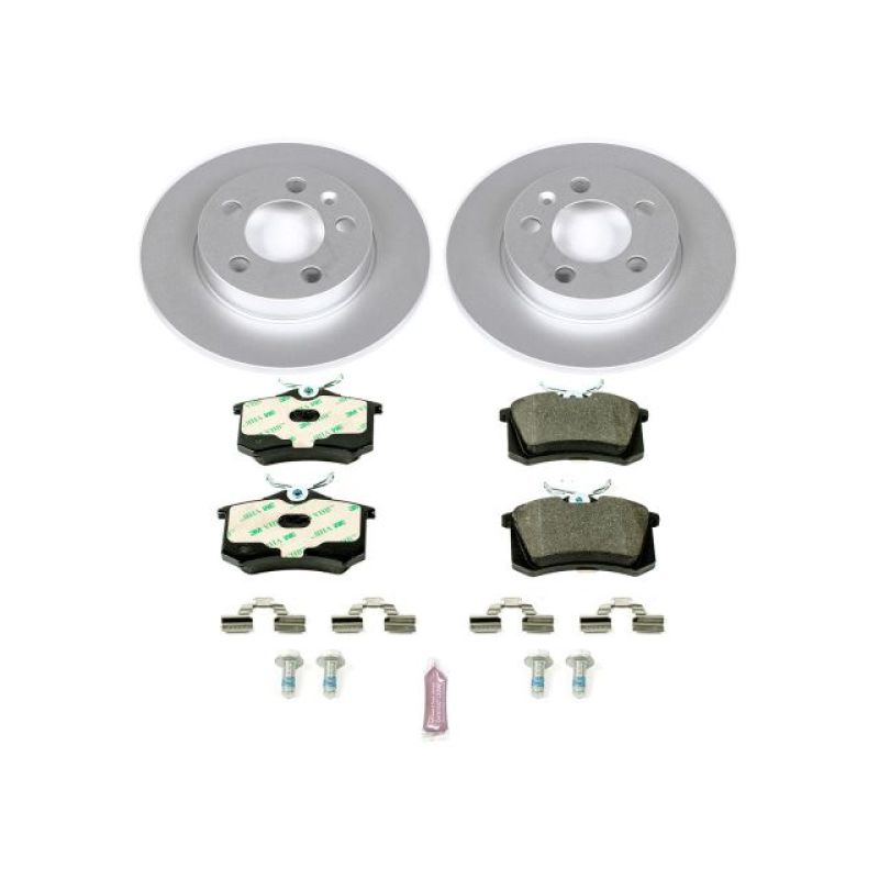 PSB Euro-Stop Kit - Power Stop 00-06 Audi TT Quattro Rear Euro-Stop Brake Kit