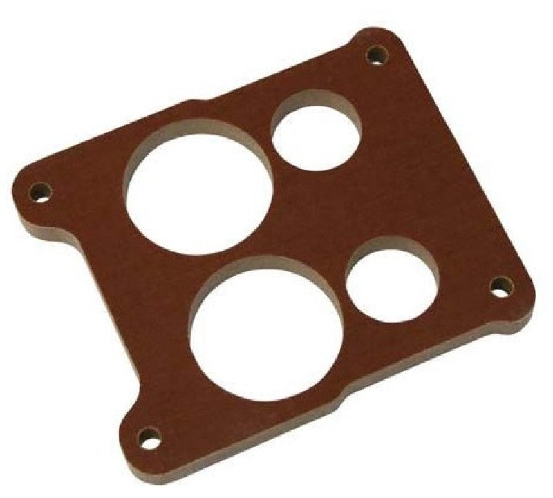 MOR Carburetor Spacers - Moroso Quadrajet Carburetor Spacer - 4 Hole Plenum - 1/2in - Phenolic